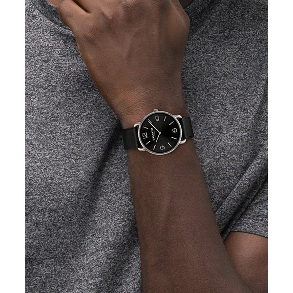 COACH 14602645 Watch - COACH CHARLES 2-Year Warranty [Parallel Import] Black Handbag - Stylish & Durable (Image 2)