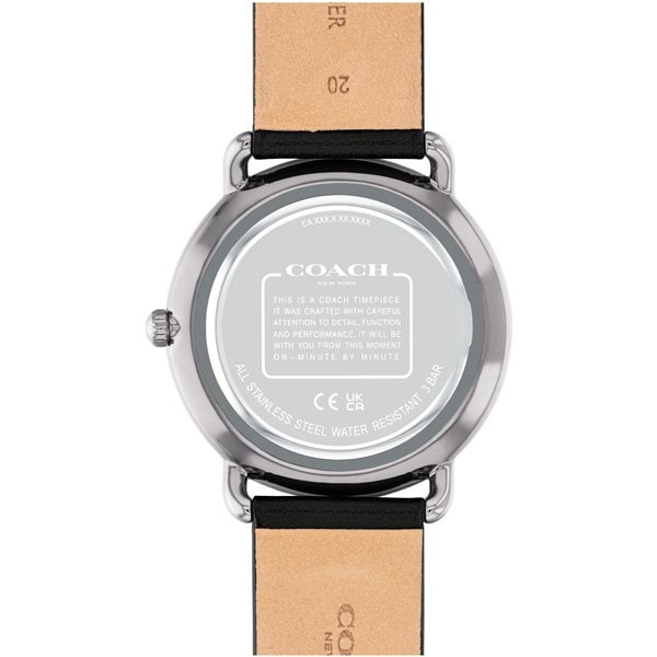 COACH 14602645 Watch - COACH CHARLES 2-Year Warranty [Parallel Import] Black Handbag - Stylish & Durable (Image 3)
