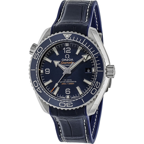 OMEGA 215.33.40.20.03.001 Seamaster Planet Ocean 600M Unisex Automatic Movement Leather Rubber Strap 5 Year Warranty