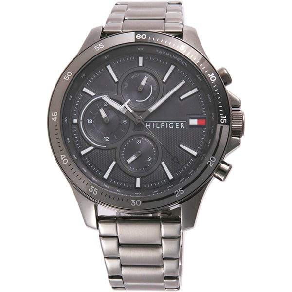 TOMMY HILFIGER 1791719 Watch - Stylish Gray Dial Watch with 2 Year Warranty, Water Resistant Design and Timeless Elegance