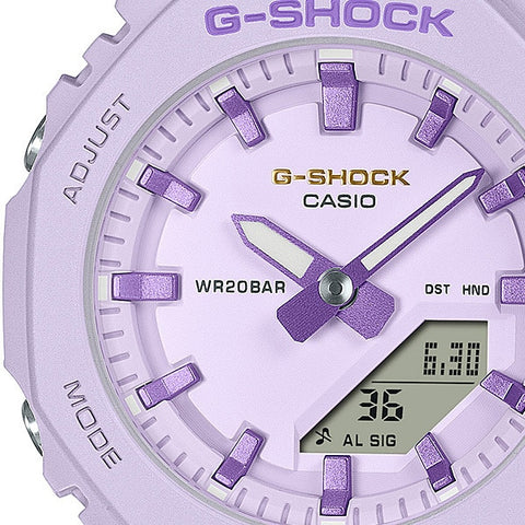 CASIO GMA P2125W 6AJR Ladies G SHOCK Analog Digital Water Resistant Stopwatch LED Display Stylish Purple Design