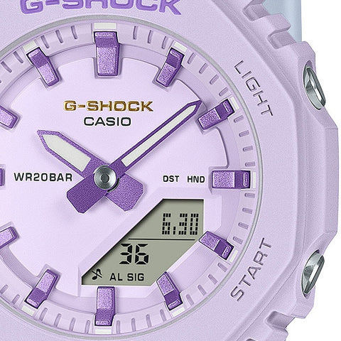 CASIO GMA P2125W 6AJR Ladies G SHOCK Analog Digital Water Resistant Stopwatch LED Display Stylish Purple Design