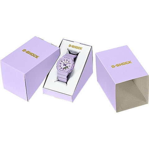 CASIO GMA P2125W 6AJR Ladies G SHOCK Analog Digital Water Resistant Stopwatch LED Display Stylish Purple Design