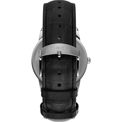 TIMEX TW2W95400 Watch - TIMEX Easy Reader 1-Year Warranty White Watch (Model: ) with Black Band - Genuine Product (Image 4)