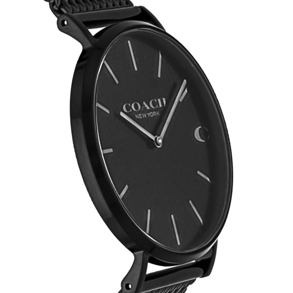 COACH 14602148 Watch - COACH Charles 2-Year Warranty Black Handbag [Parallel Import] - Stylish & Durable (Image 3)