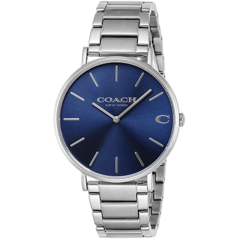 COACH 14602429 Watch - COACH CHARLES 2-Year Warranty Navy Handbag [Parallel Import] - Stylish & Durable