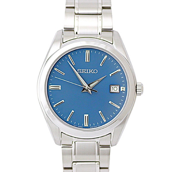 SEIKO SUR525P1 Watch - Quartz Blue Dial Men's Watch with Stainless Steel Bracelet 10BAR Water Resistance 1 Year Warranty