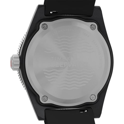 TIMEX TW2Y02200 Deepwater Reef 200 1-Year Warranty Black by TIMEX | Genuine Product with Water Resistance and Durable Design