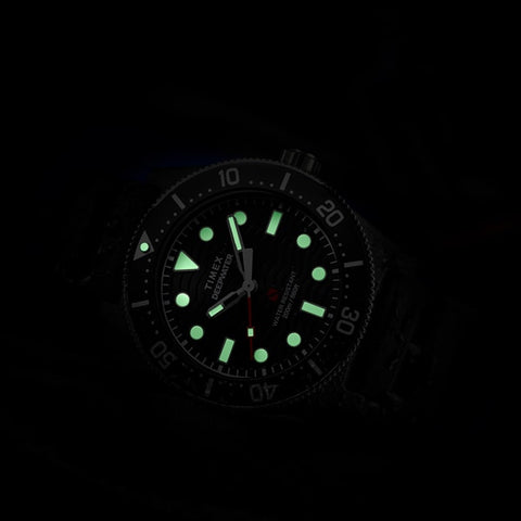 TIMEX TW2Y02200 Deepwater Reef 200 1-Year Warranty Black by TIMEX | Genuine Product with Water Resistance and Durable Design