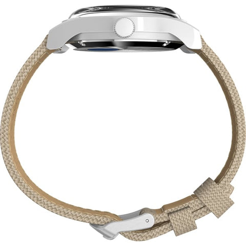 TIMEX TW2Y11900 MK1 Automatic 1-Year Warranty Dial: Black / Band: Sand [Genuine Product]