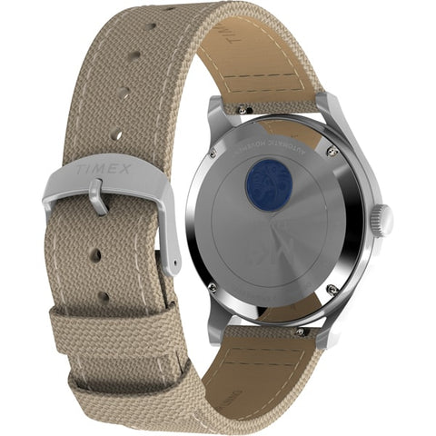 TIMEX TW2Y11900 MK1 Automatic 1-Year Warranty Dial: Black / Band: Sand [Genuine Product]