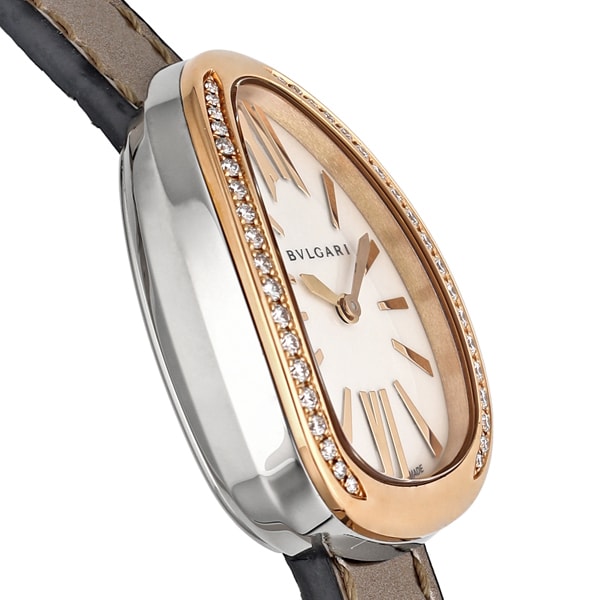 BVLGARI SP32WSPGDL Watch - BVLGARI Serpenti 2-Year Warranty White - Luxury Perfume for Men (Image 3)