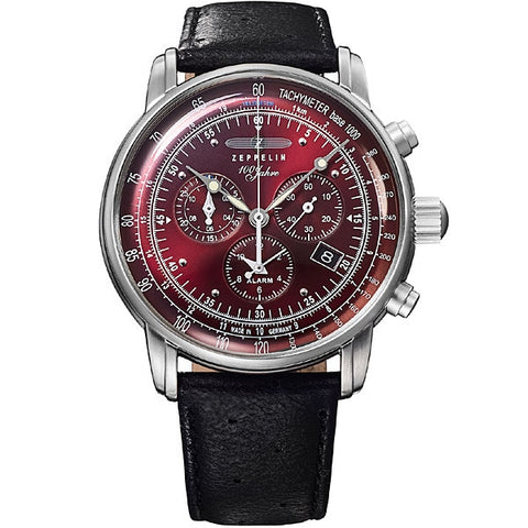 ZEPPELIN 86805BKNA Women's AAREN 36mm Transparent Watch with Durable Silicone Rubber Strap and 2 Year Warranty for Stylish Everyday Wear