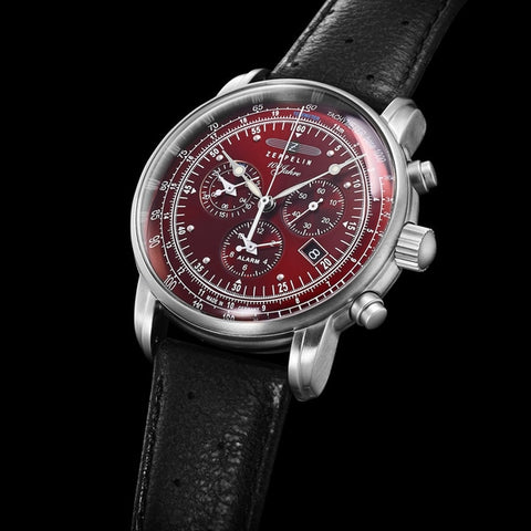 ZEPPELIN 86805BKNA Women's AAREN 36mm Transparent Watch with Durable Silicone Rubber Strap and 2 Year Warranty for Stylish Everyday Wear