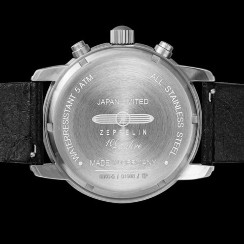 ZEPPELIN 86805BKNA Women's AAREN 36mm Transparent Watch with Durable Silicone Rubber Strap and 2 Year Warranty for Stylish Everyday Wear