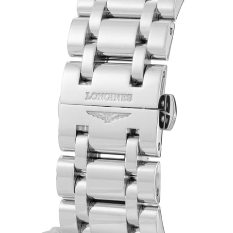 Longines L5.757.4.73.6 Men's Metal Belt Watch with 2 Year Warranty, Elegant Design, Water Resistant and Swiss Precision