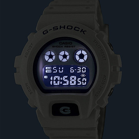 CASIO DW6900HDS7A1JF G-SHOCK HIDDEN GLOW SERIES White DW-6900HDS-7A1JF by CASIO - Stylish, Durable, and Water-Resistant Watch