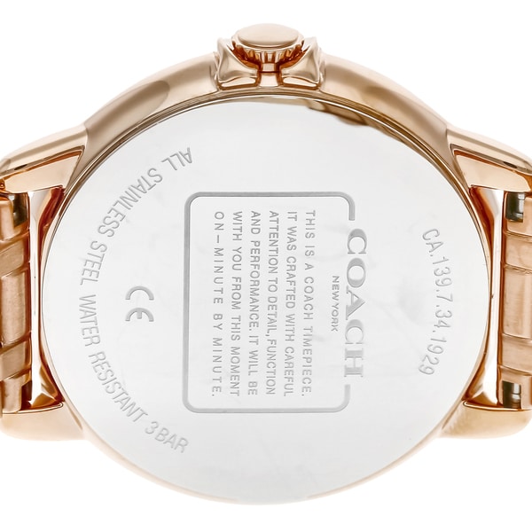 COACH 14503598 Watch - Arden [ADEN] 2-Year Warranty [Parallel Import] White (Image 6)