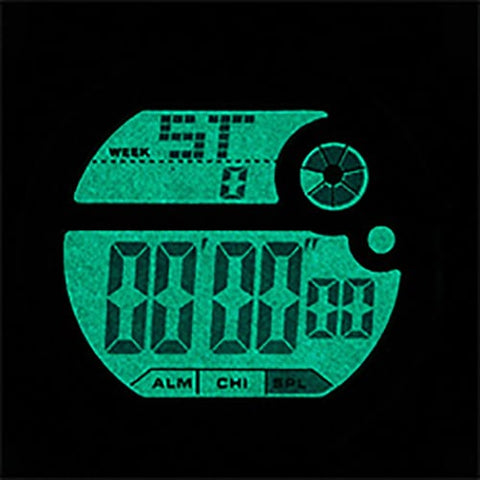 SUN FLAME CD2D0009BL Waterproof Digital Watch with Durable Design, LED Display, Stopwatch Function, and Long Battery Life