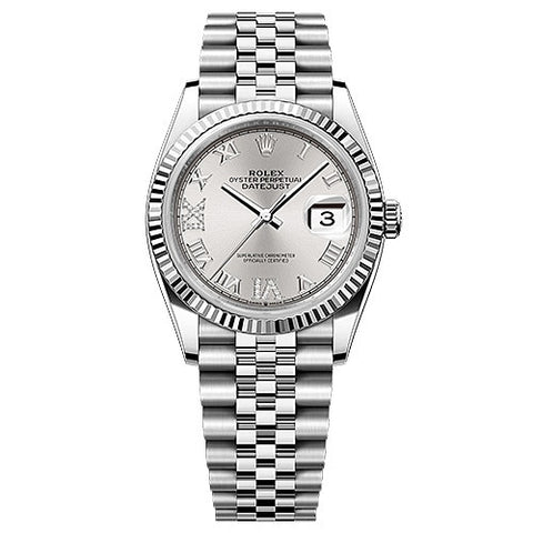 ROLEX 126234 Watch - ROLEX Datejust 36 Jubilee Silver - Luxury Swiss Watch with Automatic Movement