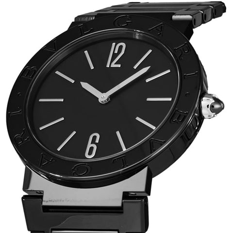 BVLGARI Bvlgari BBL33BSS/QZ 2-Year Warranty Black Watch - Stylish Luxury Timepiece for Men