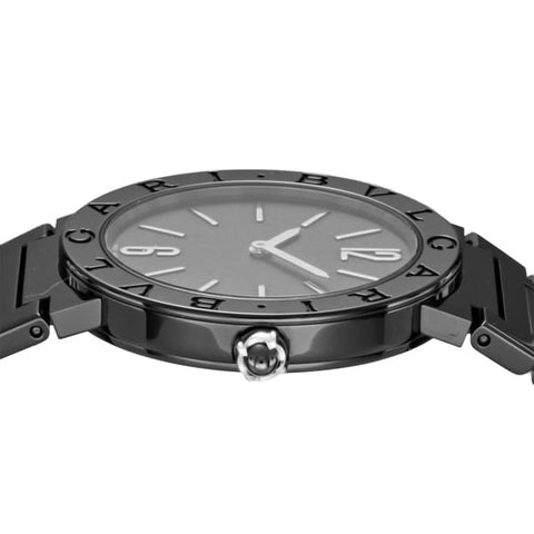 BVLGARI Bvlgari BBL33BSS/QZ 2-Year Warranty Black Watch - Stylish Luxury Timepiece for Men