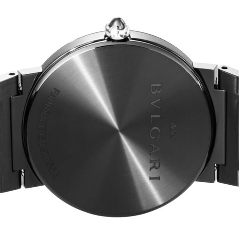 BVLGARI Bvlgari BBL33BSS/QZ 2-Year Warranty Black Watch - Stylish Luxury Timepiece for Men