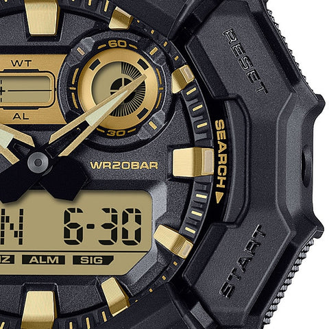 CASIO GA010GB1A9JF G-SHOCK Black and Gold Series - CASIO GA-010GB-1A9JF Men's Watch with Shock Resistance and Water Resistance