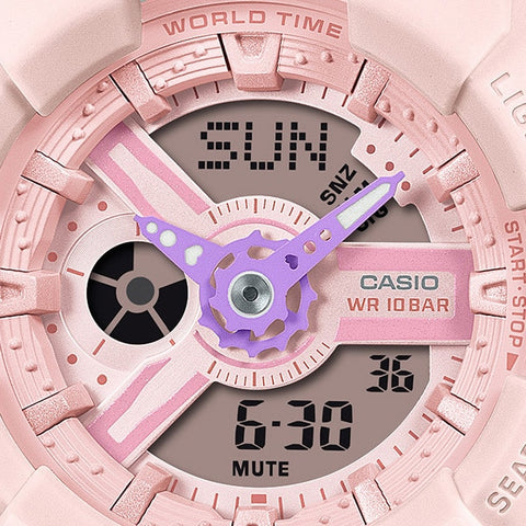CASIO BA110AH4AJF BABY-G Soft Color Pink BA-110AH-4AJF