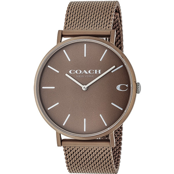 COACH 14602471 Watch - CHARLES 2-Year Warranty Brown [Parallel Import]