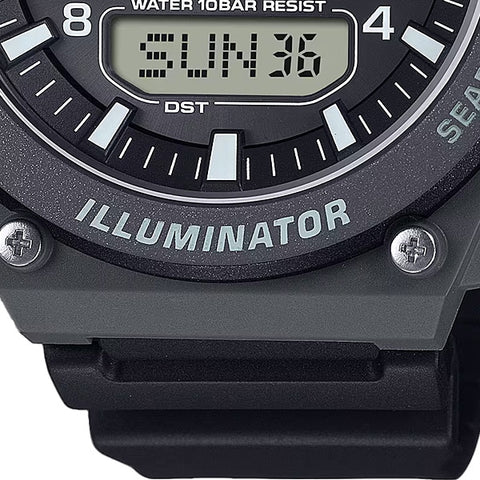 CASIO AQS820W1AJF 【Solar Watch】CASIO Collection Black AQ-S820W-1AJF - Durable, Water-Resistant, Solar-Powered Timepiece