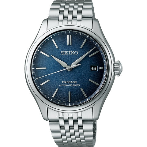 SEIKO SARX133 SEIKO Presage Mechanical Automatic Watch - Exclusive Indigo Edition with Hand-Winding Feature