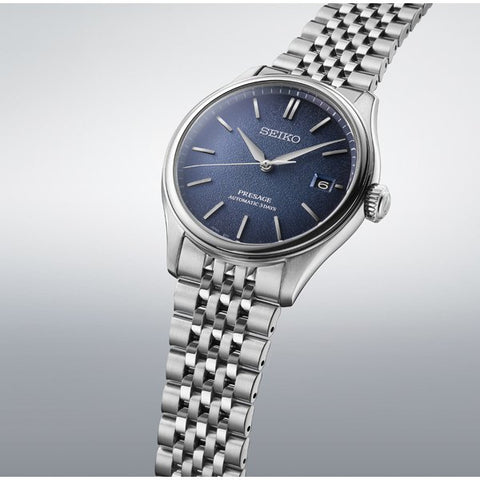SEIKO SARX133 SEIKO Presage Mechanical Automatic Watch - Exclusive Indigo Edition with Hand-Winding Feature