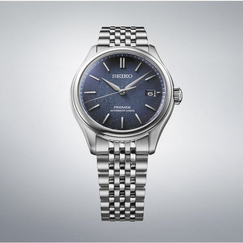 SEIKO SARX133 SEIKO Presage Mechanical Automatic Watch - Exclusive Indigo Edition with Hand-Winding Feature
