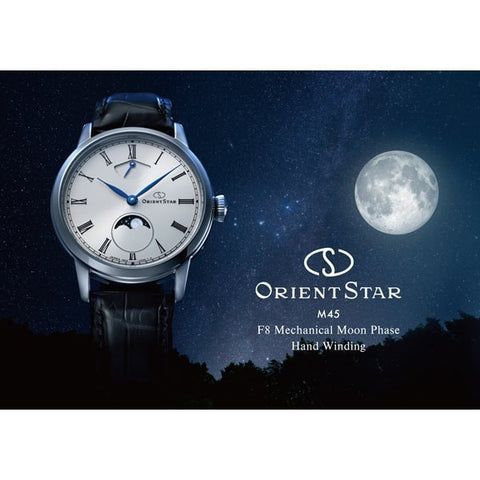 ORIENT RKBW0001S ORIENT STAR M45 F8 Mechanical Moon Phase Hand-Winding RK-BW0001S [Genuine Product]
