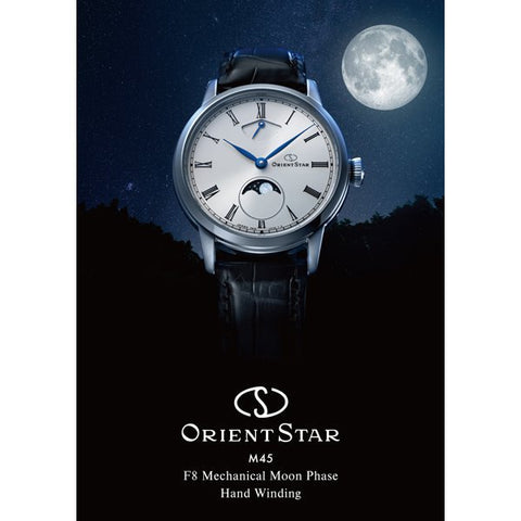 ORIENT RKBW0001S ORIENT STAR M45 F8 Mechanical Moon Phase Hand-Winding RK-BW0001S [Genuine Product]