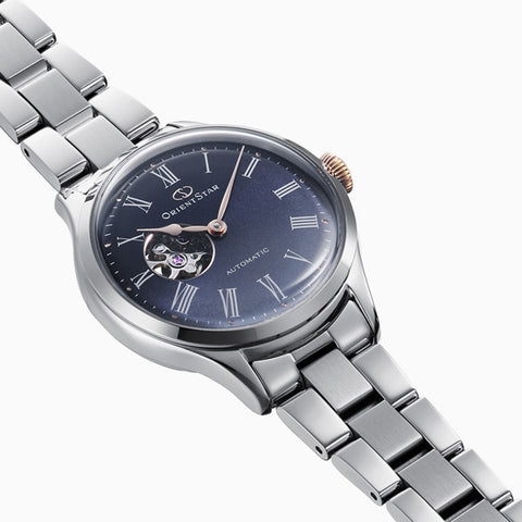 ORIENT RKND0022L ORIENT STAR Contemporary Collection Classic Semi-Skeleton MOVING BLUE Limited Edition RK-ND0022L - Only 150 Pieces in Japan [Genuine Product]