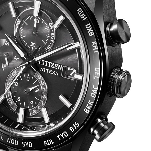 CITIZEN AT8294 59E Men's ATTESA Light Powered Eco Drive Radio