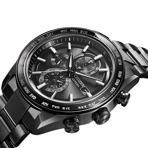 CITIZEN AT8294 59E Men's ATTESA Light Powered Eco Drive Radio