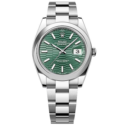 ROLEX 126300 Watch - Datejust 41mm Fluted 3-Link Blue [Parallel Import]