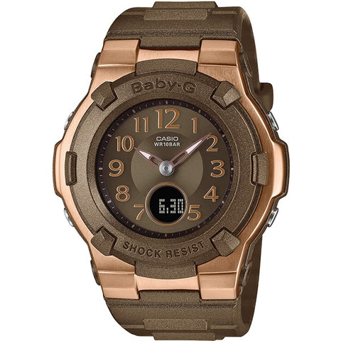 CASIO BABY-G BGA-1100DC-5AJF Solar Radio-Controlled Watch - Stylish Brown Design with Durable Features