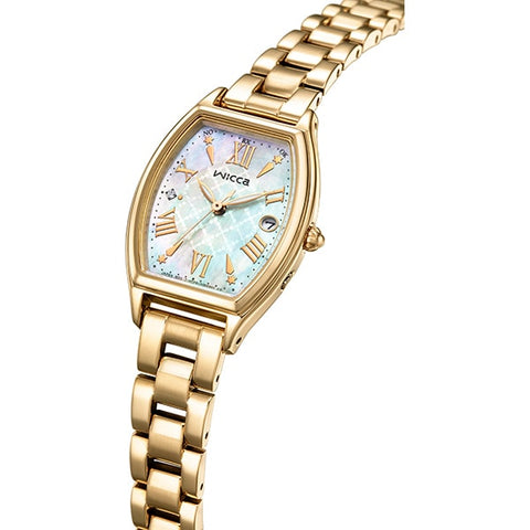 CITIZEN KS4-022-21 Limited Edition 850 Pieces Solar Tech Radio-Controlled Warm Gold Tone Case Elegant Design