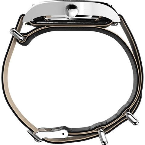 TIMEX TW2Y35900 TIMEX Weekender New England - 1-Year Warranty, Stylish Black Design, Durable & Versatile Watch