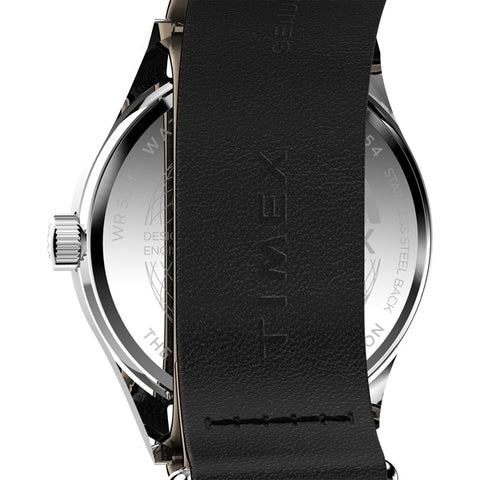 TIMEX TW2Y35900 TIMEX Weekender New England - 1-Year Warranty, Stylish Black Design, Durable & Versatile Watch