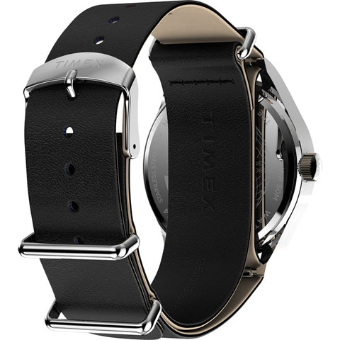 TIMEX TW2Y35900 TIMEX Weekender New England - 1-Year Warranty, Stylish Black Design, Durable & Versatile Watch