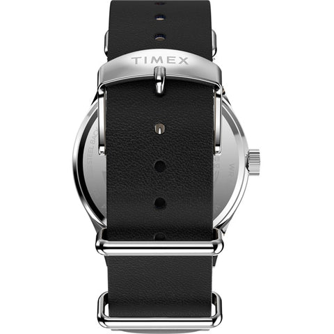 TIMEX TW2Y35900 TIMEX Weekender New England - 1-Year Warranty, Stylish Black Design, Durable & Versatile Watch