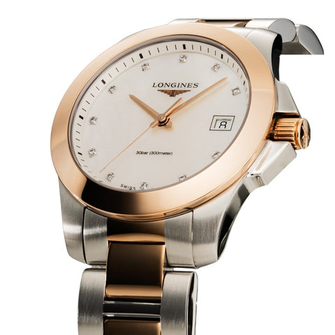 LONGINES Conquest 2-Year Warranty White L3.377.3.88.7 - Swiss Luxury Watch for Men