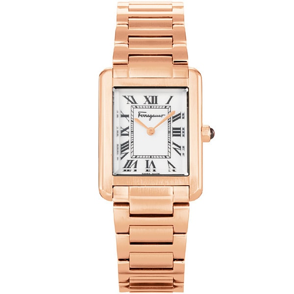 FERRAGAMO SFDS01225 Watch - Elegant Ladies Metal Belt with 2 Year Warranty Stylish Design Perfect for Any Occasion