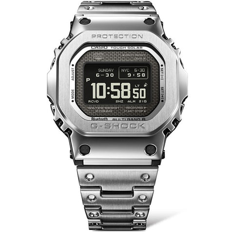 Bluetooth-Enabled Solar Radio-Controlled Clock G-SHOCK GMW-BZ5000D-1JF Silver Model with MIP LCD