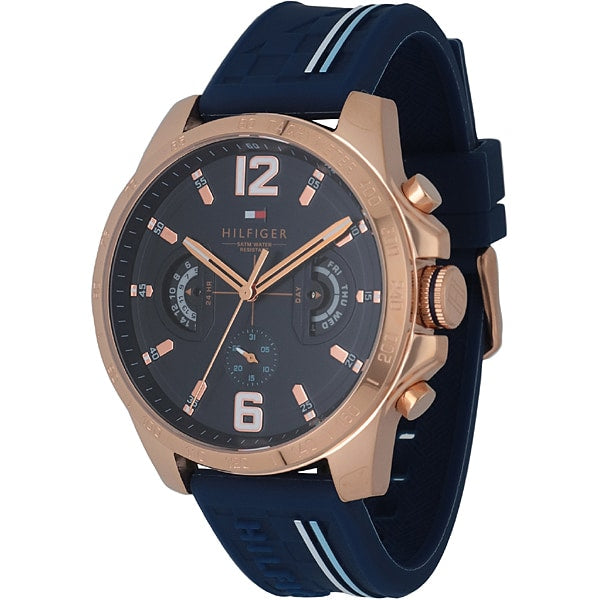 TOMMY HILFIGER 1791474 Watch - Rubber Belt NV Dial with 2 Year Warranty for Style and Durability in Everyday Wear (Image 2)